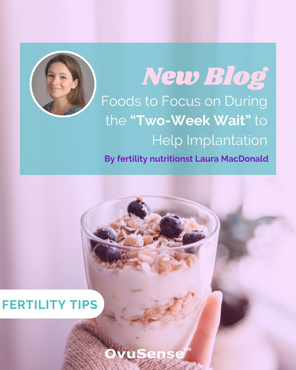 If you are currently experiencing the two-week wait, our latest blog highlights some key foods you can focus on to support your body and #fertility! 
👇
ovusense.com/blog/guest-blo…