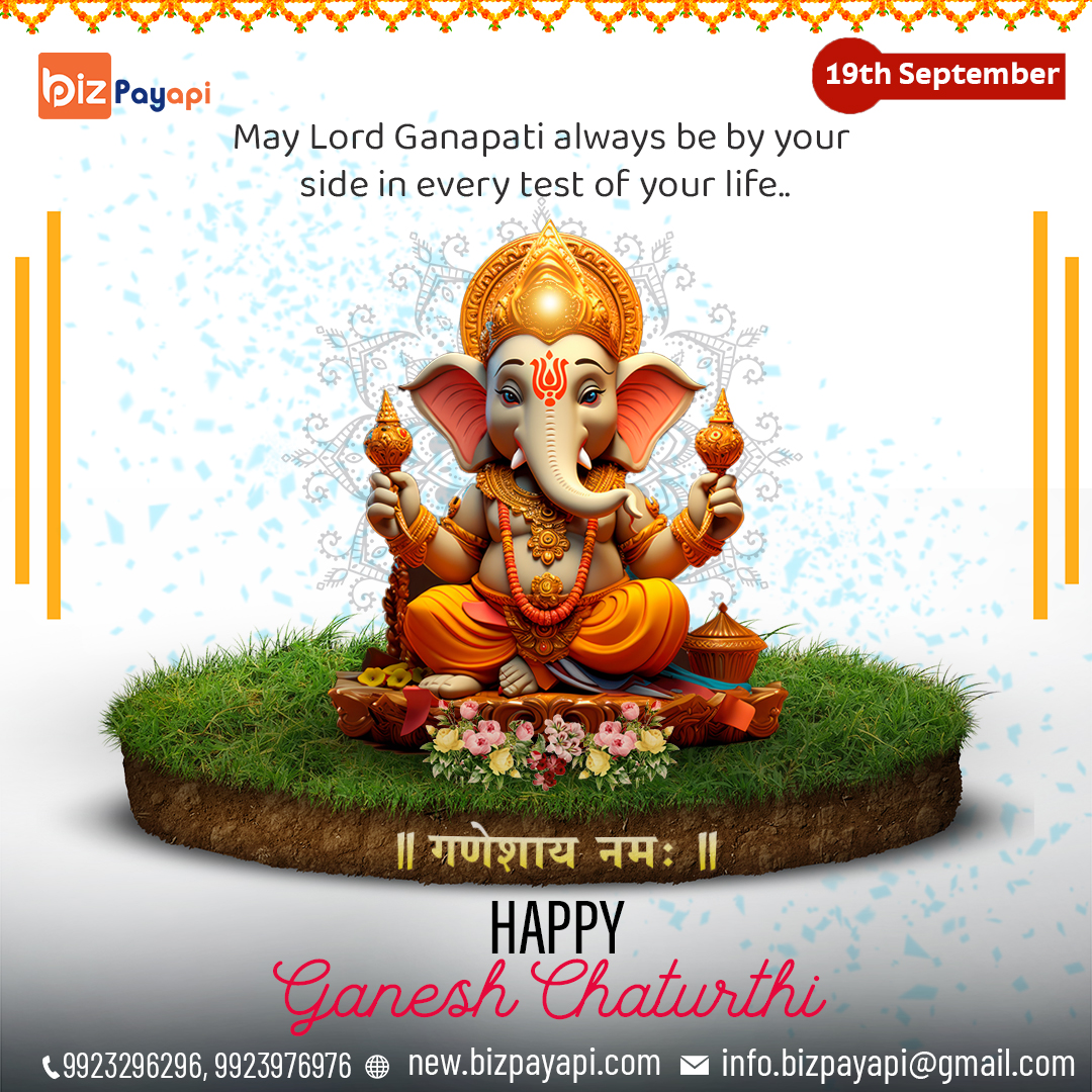 BizpayApi's tweet image. #HappyGaneshChaturthi  #GaneshChaturthi  #GaneshChaturthi2023