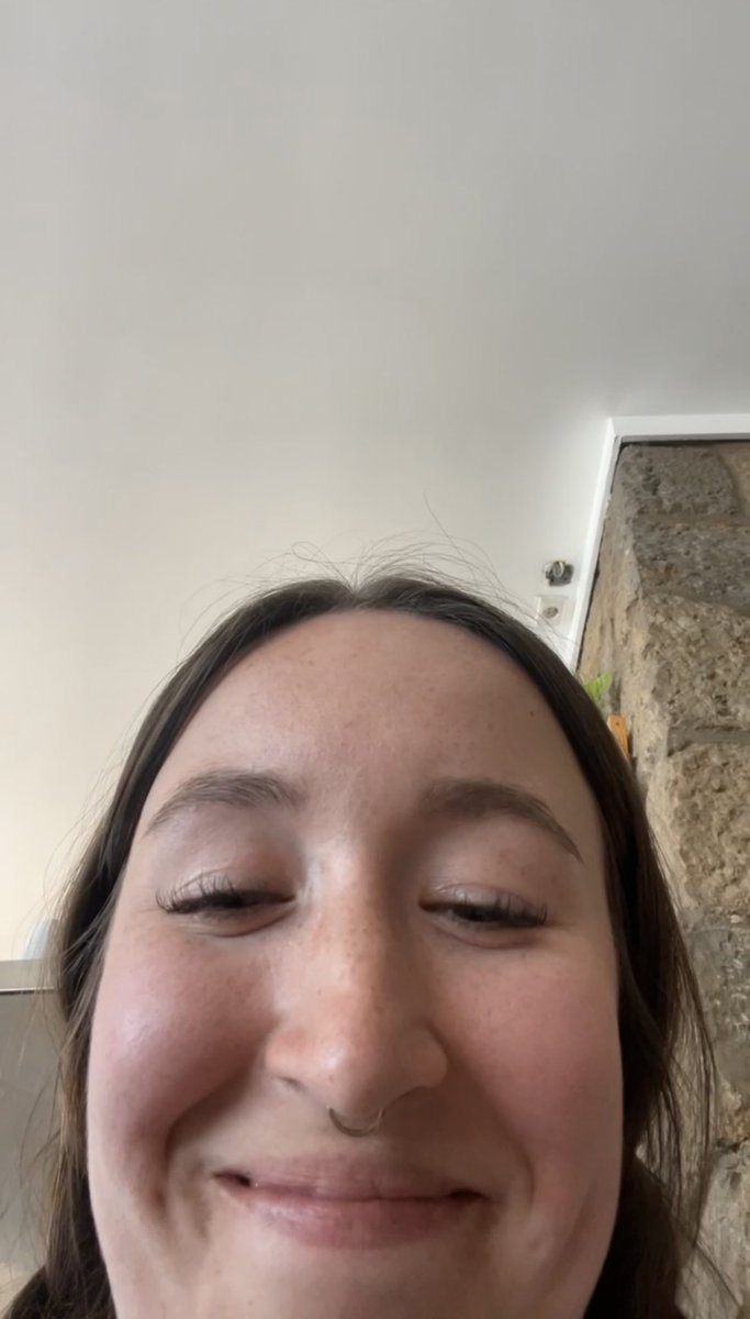 sonslat11's tweet photo. *at our last big family dinner, my cousin showing grandma her new nostril piercing, grandma telling her she loves it and is just SO glad it’s not “one of those hoops that looks like a bull!” And how she HATES those ones.* 

*me across the table*😺 https://t.co/QbMtGEC5jU