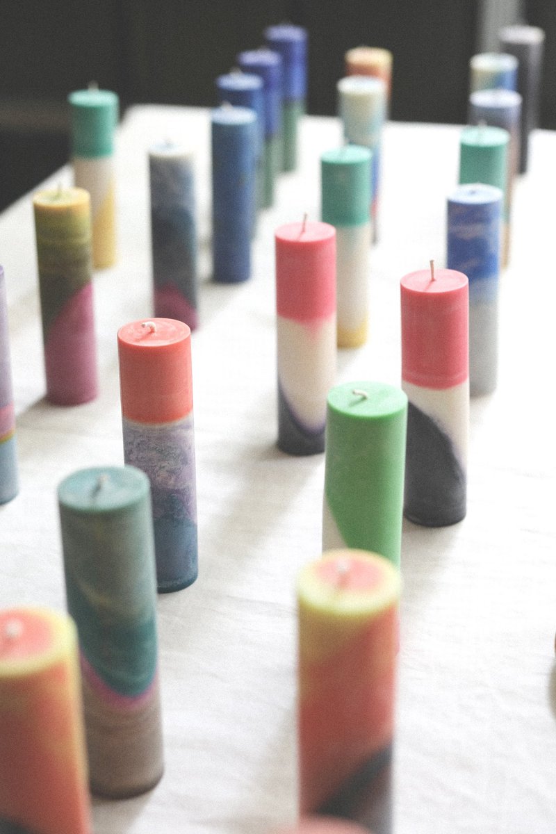 FREEPARK_JP's tweet photo. - chitra candle -
POPUP  9/18 - 9/25

絵画や自然の中からインスピレーションを受け作られた、パレットの上で混ざり合う絵具のような色合いをお楽しみいただけるアロマキャンドル。
色鮮やでいい香りのキャンドルをご堪能ください🌼 https://t.co/yvqtsKSxuC