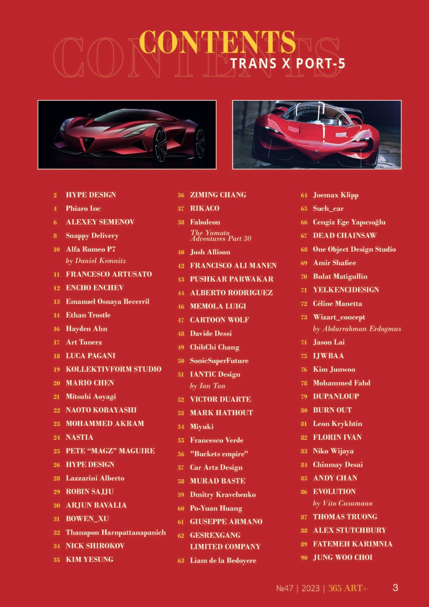 LKrykhtin's tweet photo. Happy to announce that two of our Metaverse cars Lexus Mรถbius and Green Mรถbius have been published in a legit Japanese design magazine @365ArtplusMag #365artplusmagazine
Well done to our vehicle designers!
#Metaversecars #cars #conceptcar #conceptvehicle #carlove #cardesign https://t.co/ObWpaBWA36