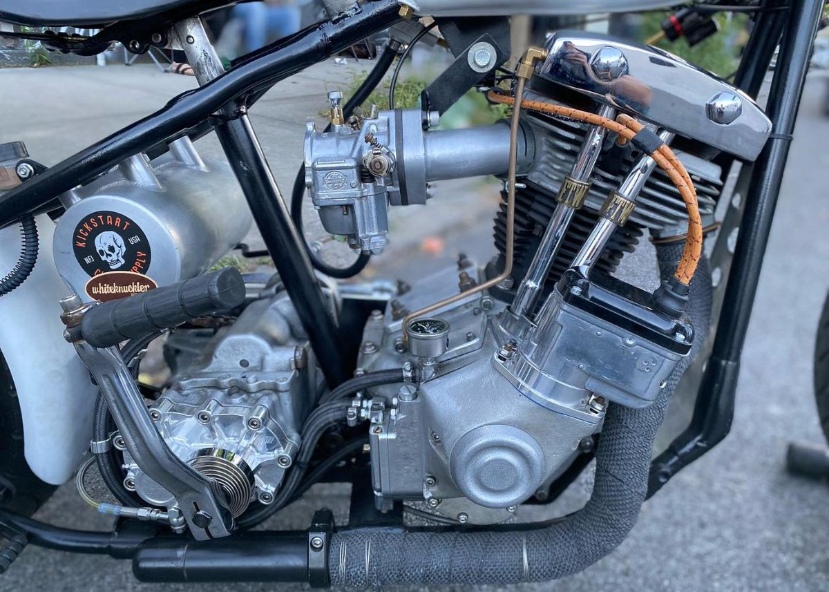 Brother_ton02's tweet photo. シングルショベル

#HarleyDavidson
#ハーレーダビッドソン
#ShovelHead
#ショベルヘッド
#SingleCylinder
#シングルシリンダー
#単気筒
#engine
#エンジン
#ライダー #バイカー #ツーリング https://t.co/qmM3NE0VUG