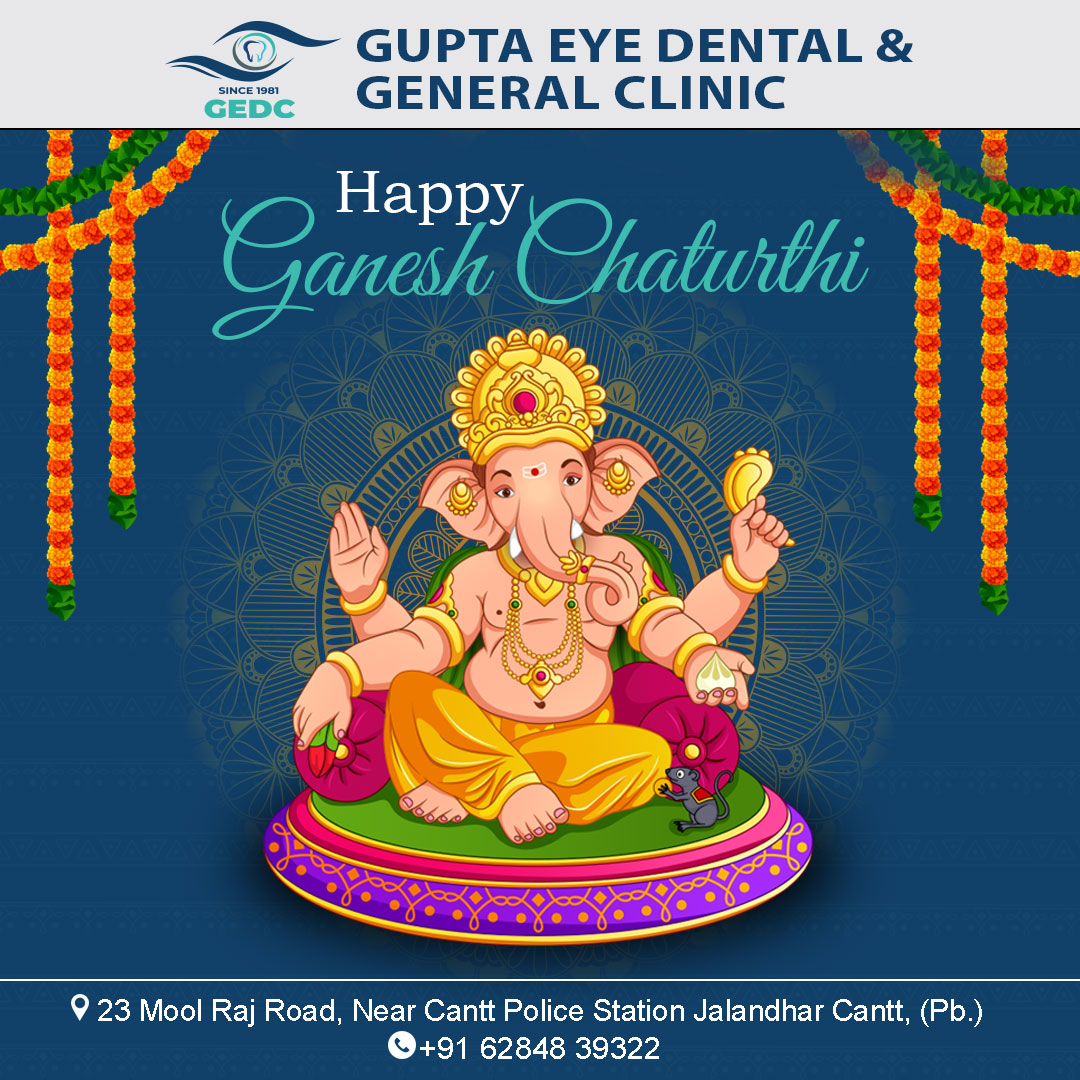 general_clinic's tweet photo. As we welcome Lord Ganesha into our homes and hearts, may all your obstacles be removed and your life be filled with happiness and success.

🙏🙏Happy Ganesh Chaturthi to all! 
.
.
#GEDC #jalandhar #ganeshchaturthi #ganeshchaturthi2023 #ganpatibappamorya #shreeganeshaynamah https://t.co/Y48Wcw8wll