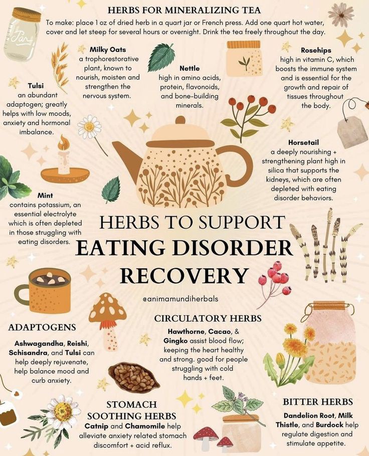 Herbs to support eating disorder recovery 😊

Drop ❤️ if you found it's helpful for you 🤩
#eatingdisorders #mentalhealth #edrecovery #recovery #anorexia #eatingdisorderrecovery #anxiety #depression #eatingdisorder #bulimia #mentalhealthawareness #selflove #anorexiarecovery