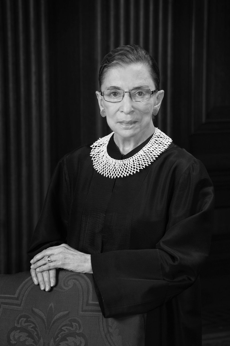 In Memoriam, Ruth Bader Ginsburg, † 19.09.2020 🖤 #RIPRBG