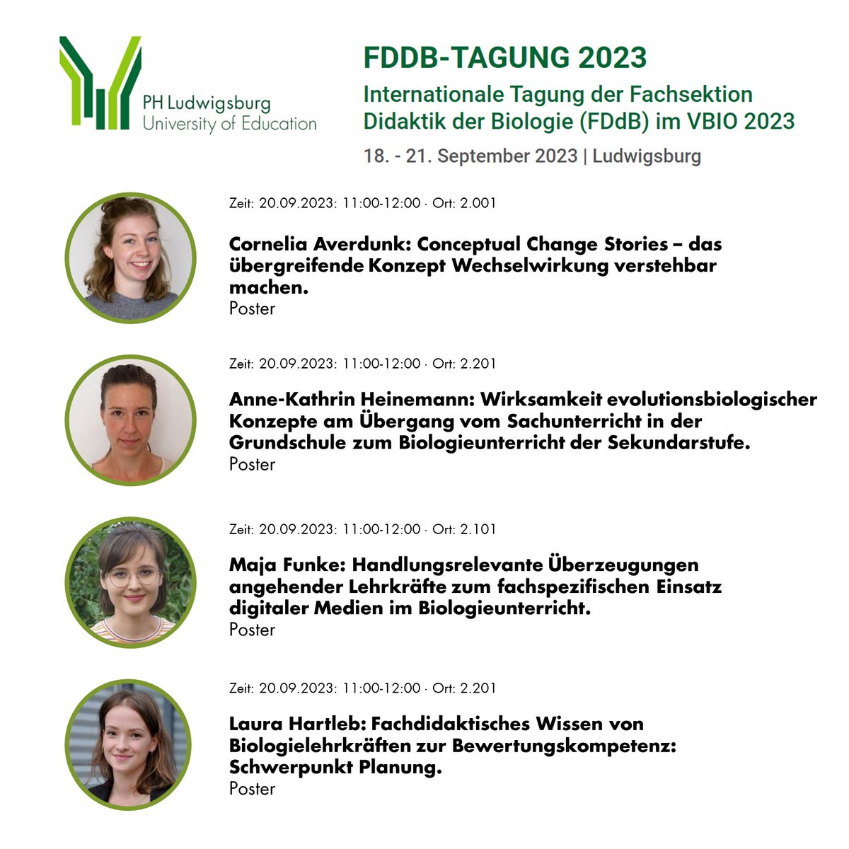 In dieser Woche ist die AG zur #FDdB2023 in Ludwigsburg. Zum Austausch über Forschung ist diese Tagung immer ein besonderes Highlight. Schaut gern bei unseren Vorträgen und an unseren Postern vorbei, wir freuen uns auf euch! 🗣️🎉