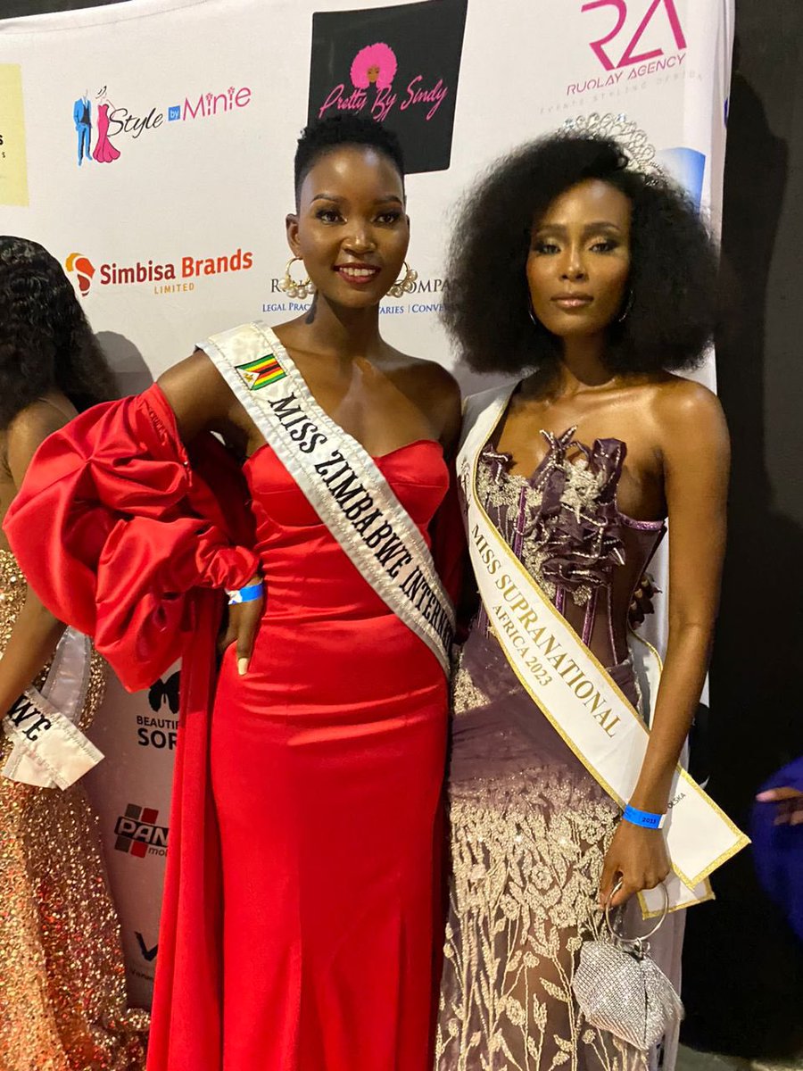 MissZimIntl's tweet photo. Scenes from the Miss Zimbabwe pageant with our Miss Zimbabwe International 2023, Charlotte Muziri🇿🇼👑 

Congratulations to Brooke Bruk-Jackson who will go on to represent Zimbabwe at Miss Universe 🙌🏾

#MissZimbabwe #MissUniverse #MissUniverseZimbabwe https://t.co/xiuSOypcP9
