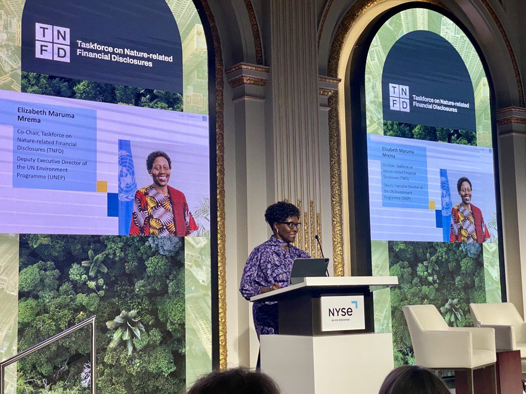 mremae's tweet photo. I’m very proud of what the Taskforce @TNFD_ has accomplished over the last 2 years resulting in yesterday’s momentous launch of the #TNFD recommendations #ForNature

THX to all those who made it happen! Now is the time to adopt these recs and implement Target 15 of the GBF. https://t.co/3o2QsMTz4J