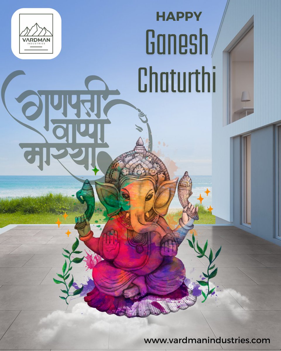 Vardmanindustri's tweet image. May the blessings of Lord Ganesha bring prosperity, joy, and success to your homes and hearts. 🏠❤️️

Wishing you a joyous and blessed Ganesh Chaturthi from all of us at Vardman Industries!

#GaneshChaturthi #VardmanIndustries #stoneworks #ganeshchaturthi2023