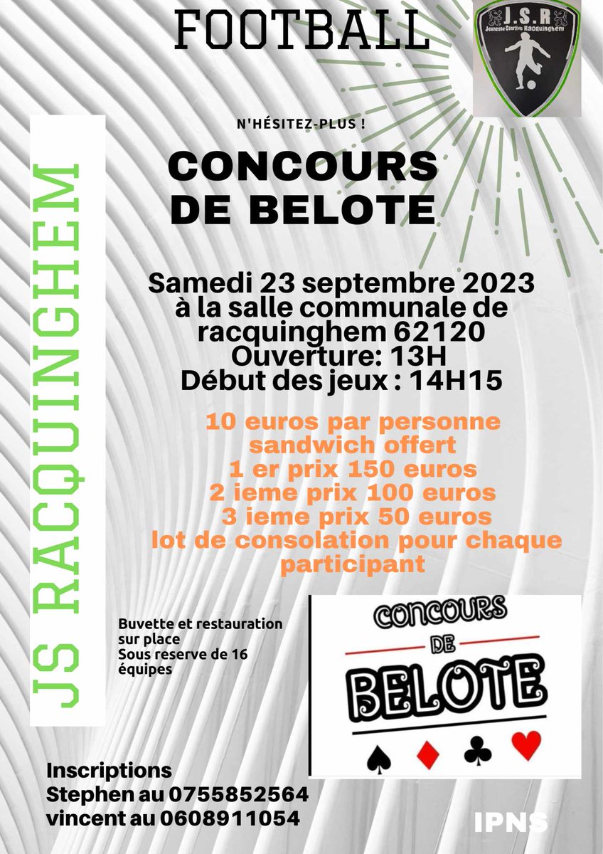 Il reste de la place les amis 😉♠️♦️♣️❤️