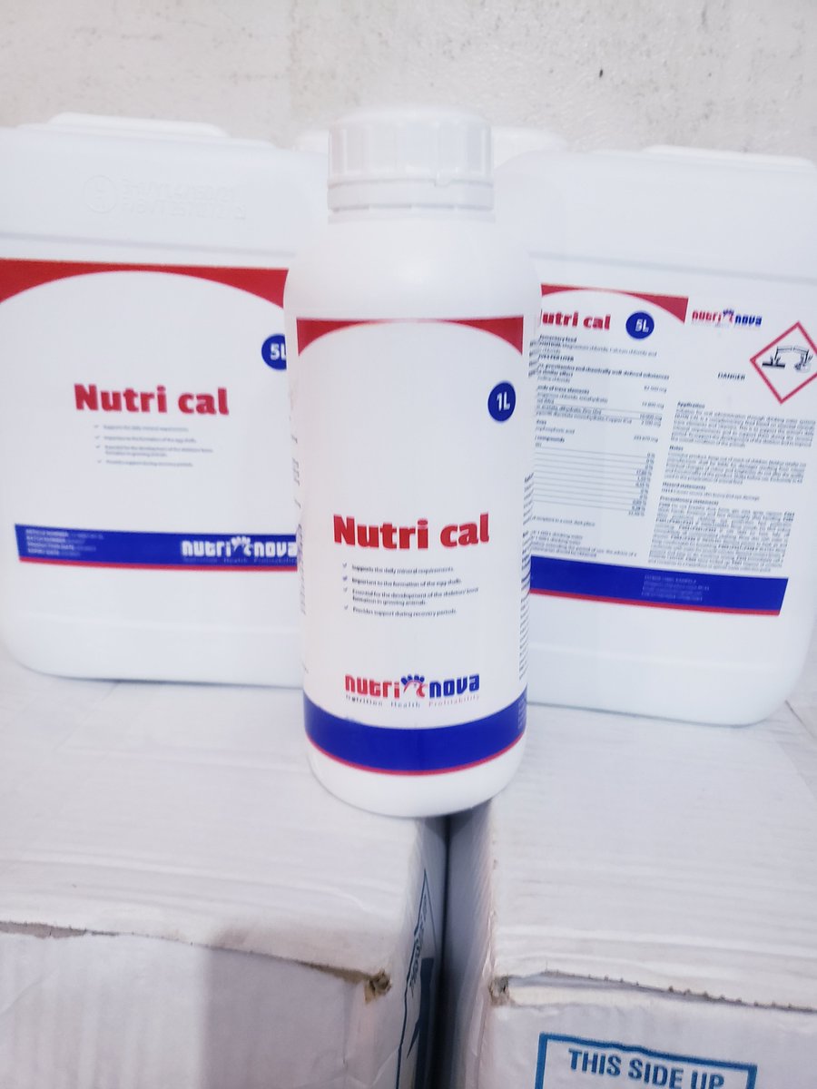 nutrinoval's tweet photo. 🐄🐔Nutri-cal for #cattle and #poultry offers superior #calciumavailability, enhancing #shellquality, and preventing calcium-based #pecking.
It promotes better skeletal strength! 🥚🦴
📞 +256 701848815, +256 706202675.
#Nutrical #PoultryCare #CattleHealth #FarmingAdvancements https://t.co/Ht7Hjq2VS6