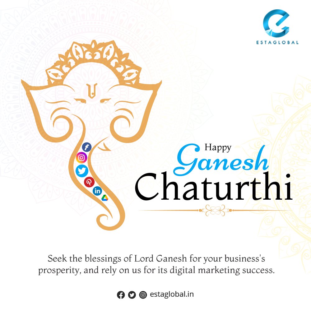 Embrace the blessings of Lord Ganesha to illuminate your business with prosperity, trust in our expertise to elevate your Digital Marketing success🙏
.
#ganeshablessings #digitalmarketingpros