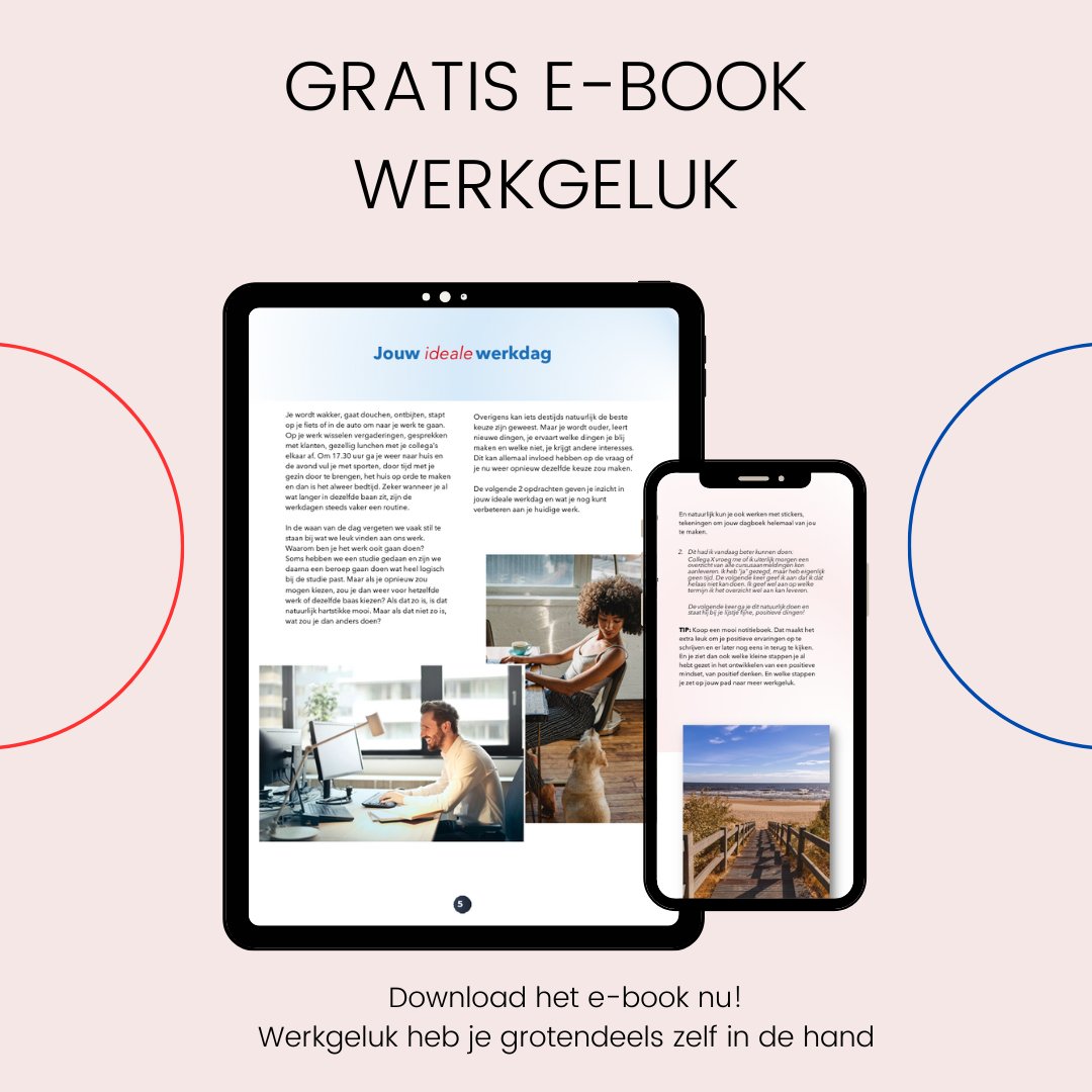 Zelf de eerste stappen zetten richting werkgeluk? Met ons e-book ga je op een laagdrempelige manier aan de slag. Werkgeluk heb je namelijk grotendeels zelf in de hand! Je download het gratis e-book hier: bit.ly/3Z0UUGV

#WerkGeluk #WerkenInDeReisbranche