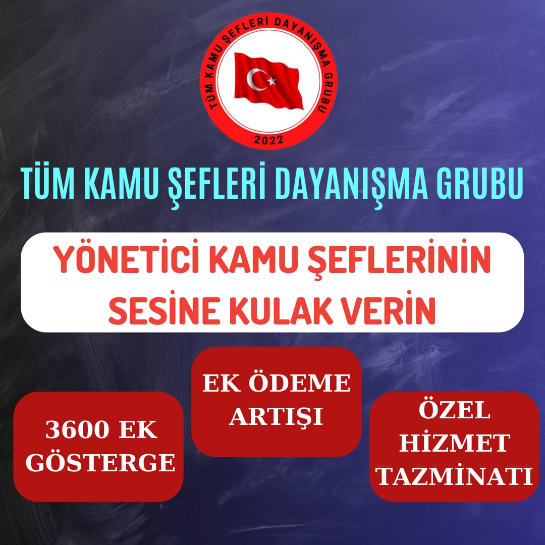 KamuSefleriD_G's tweet photo. Kamu çalışanlarının statüsü tek tek düşünülmeden verilen 3600 ek gösterge başta Yönetici #TümKamuŞefleri olmak üzere genel bir mağduriyete sebep olmuştur.Bu mağduriyet başka bahara kalmadan söz verildiği gibi giderilmeli Şefler 3600 kapsamına alınmalıdır. @RTErdogan @isikhanvedat https://t.co/O2vN3NU418