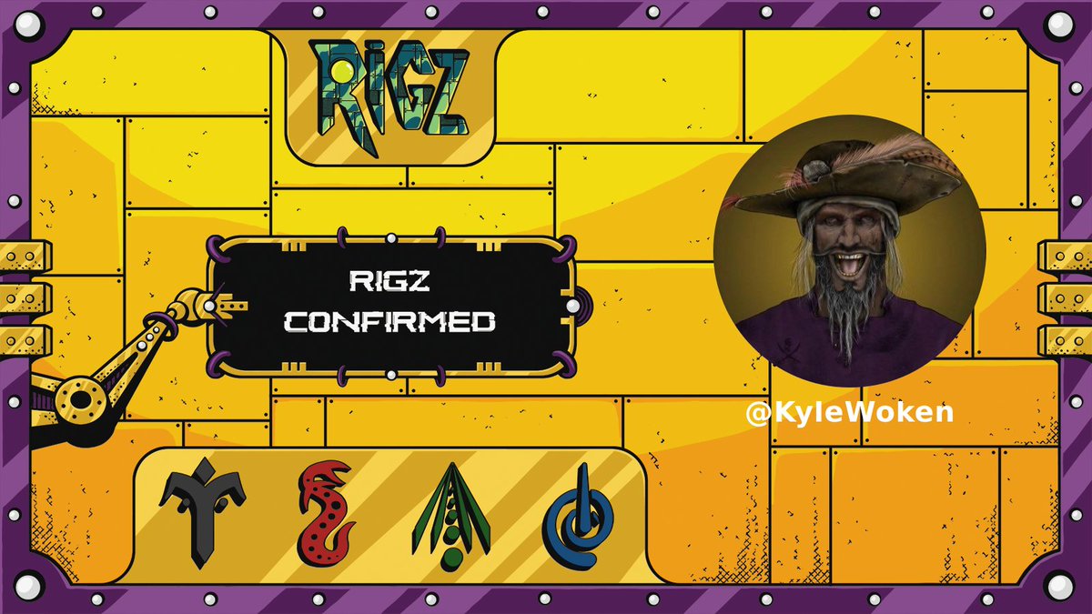 RIGZCONFIRMED's tweet image. RIGZ confirmed @RIGZNFTs 🎫
  
Welcome @KyleWoken 🤖
  
#RIGZCONFIRMED