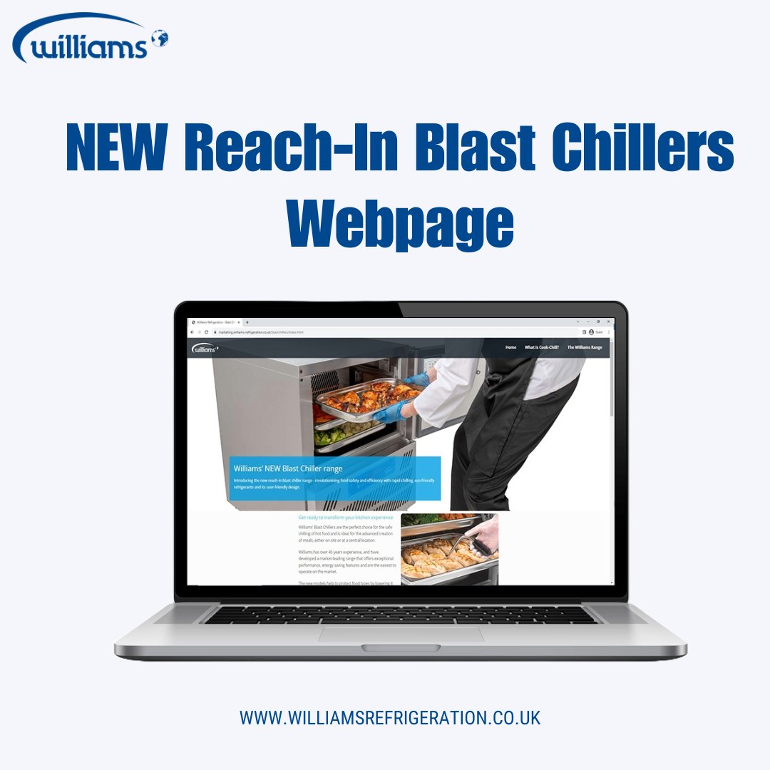 Did you know we have a dedicated website for our new blast chiller range? 💻

Discover the cook-chill process, the benefits of buying from Williams and our new and improved blast chiller range!

Check it out here🔎ow.ly/fCIf50PMFIw