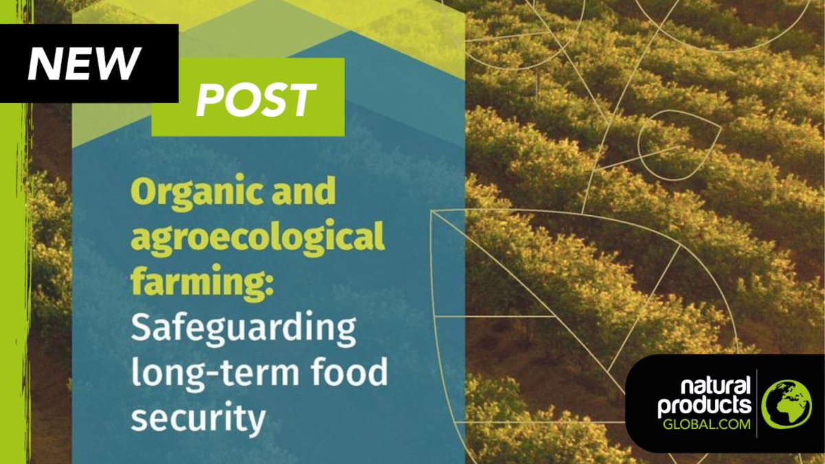 “Organic and agroecological farming is the best guarantee for long-term food security,” says new report. Source - Bio Eco Actual. Find out more: ow.ly/laAw50PKxgn
