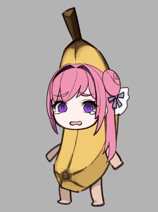 「バナナ 前髪」のTwitter画像/イラスト(新着)