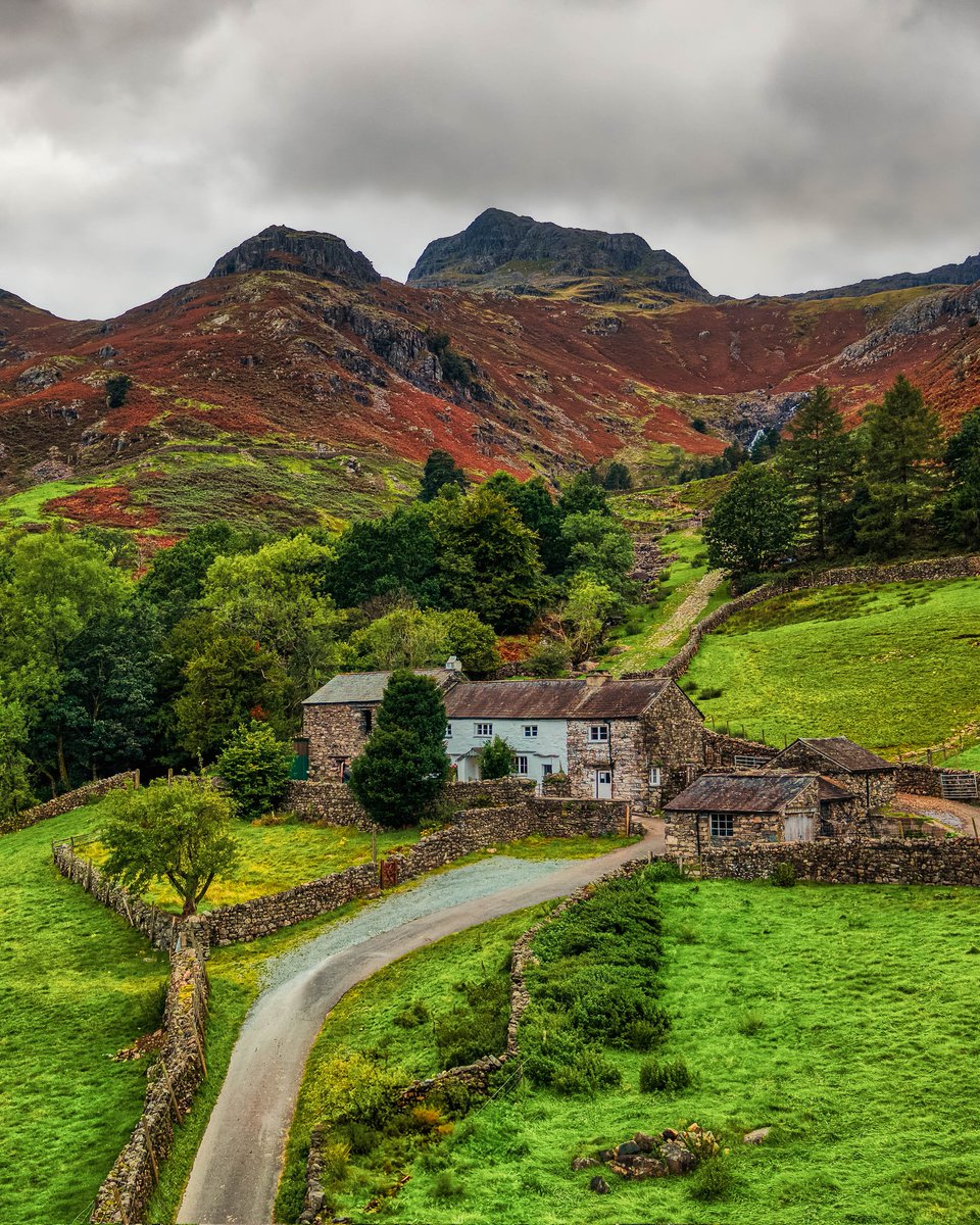Morning everyone hope you are well. On the grey days I do like being in the Langdales, somehow the weather seems to suit it. Have a great day.  #LakeDistrict <a href="/keswickbootco/">Keswick boot co</a>