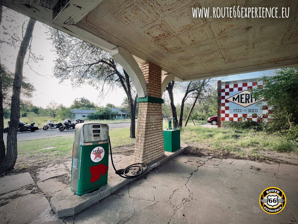 66 Super Service Station, en Mc Lean, Texas. Otro lugar que forma parte de la histórica Ruta 66.route66experience.eu #Route66Experience #route66 #route66experienceagosto2023