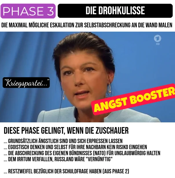 @AnneWillTalk Wagenknecht lieferte hier ein gutes Beispiel, wie russische Propaganda funktioniert.
<a href="/demoguardian/">ᗪEᗰOGᑌᗩᖇᗪIᗩᑎ</a> hat das prägnant in 3 Bildern erklärt:
Folgeempfehlung von uns!
09/09