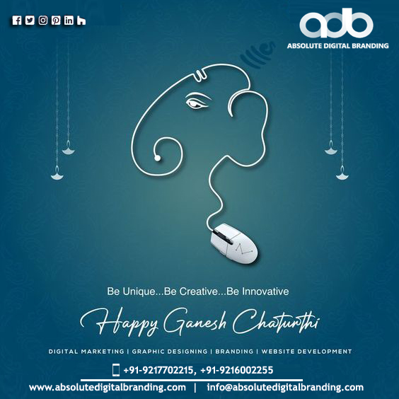 May Lord Ganesha shower you with success in all your endeavours.  Happy Ganesh Chaturthi. #GaneshChaturthi #Marketingstrategy #absolutedigitalbrandig #onlinebranding #PR #SocialMedia #SEO #SMO #SMM #onlinebranding #DigitalMarketing #Mohali #Chandigarh #Panchkula #facebook