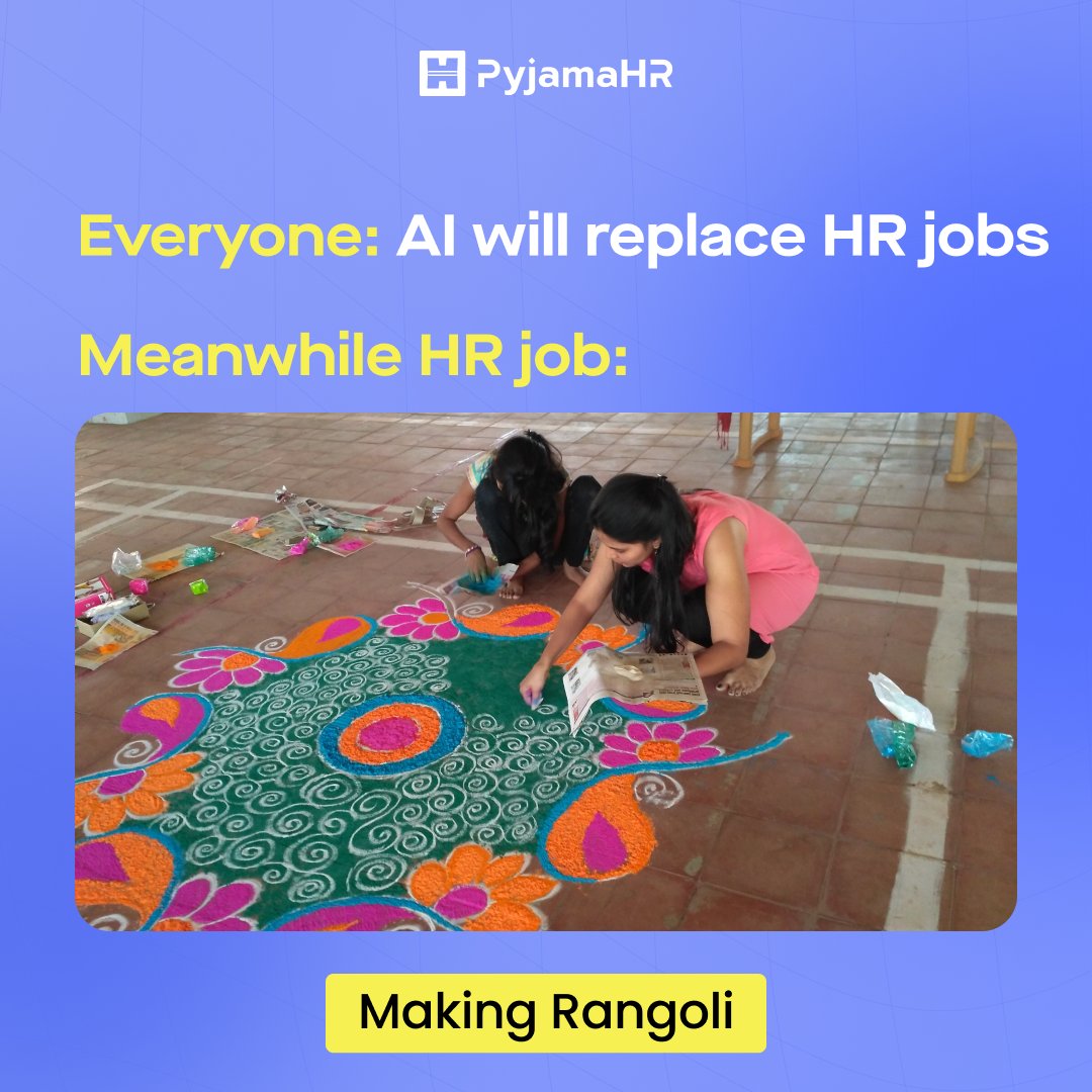 PyjamaHR's tweet photo. HRs - 1 ; AI - 0 😎 https://t.co/v1Ai8EoKmK