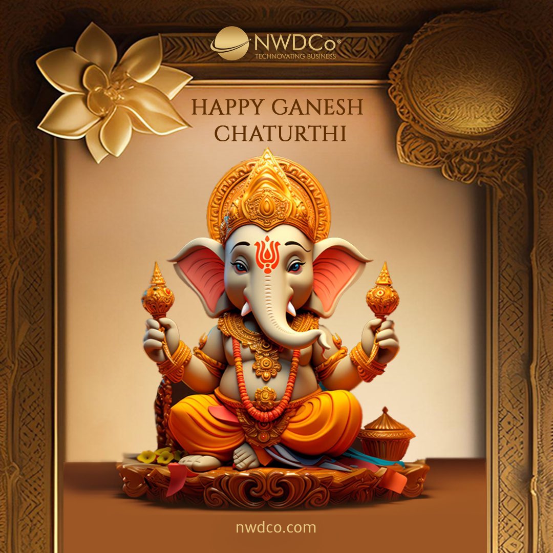 nwdco's tweet photo. HAPPY GANESH CHATURTHI to all
Wishing you all a blessed and joyful Ganesh Chaturthi! 🙏🐘✨”

.
.
.
#ganeshchaturthi2023 #ganpatibappamorya  #vighnahartaganesh https://t.co/FawWGstQe8