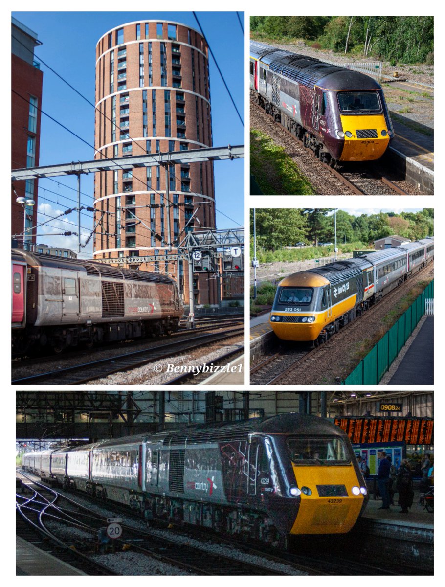 Bennybizzle1's tweet image. Not something I managed to phot very often but still saddened that the @CrossCountryUK HSTs have drawn to an end. Hopefully bag a photo of the railtour next week but until then, here is a collage of shots of the old girls. #HighSpeedTuesday #HST #Bandwagon