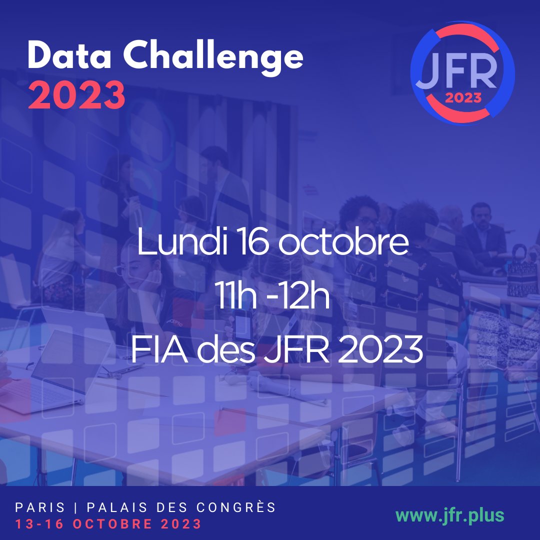 📢 Prêts à découvrir les résultats du Data Challenge 2023 ? Rdv le lundi 16 octobre de 11h à 12h sur le FIA des JFR 2023.
Cette année, le Data Challenge a réuni plus de 90 participants🕵 Leur mission : détecter une masse pancréatique.
#DataChallenge2023 #JFR2023