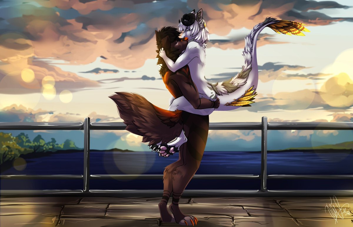 Did I ever mention how lazy I am when it comes to Posting stuff ? 
#commissionart #furrycommission #commissionartist #furrycouple #furrywolf #furryartist