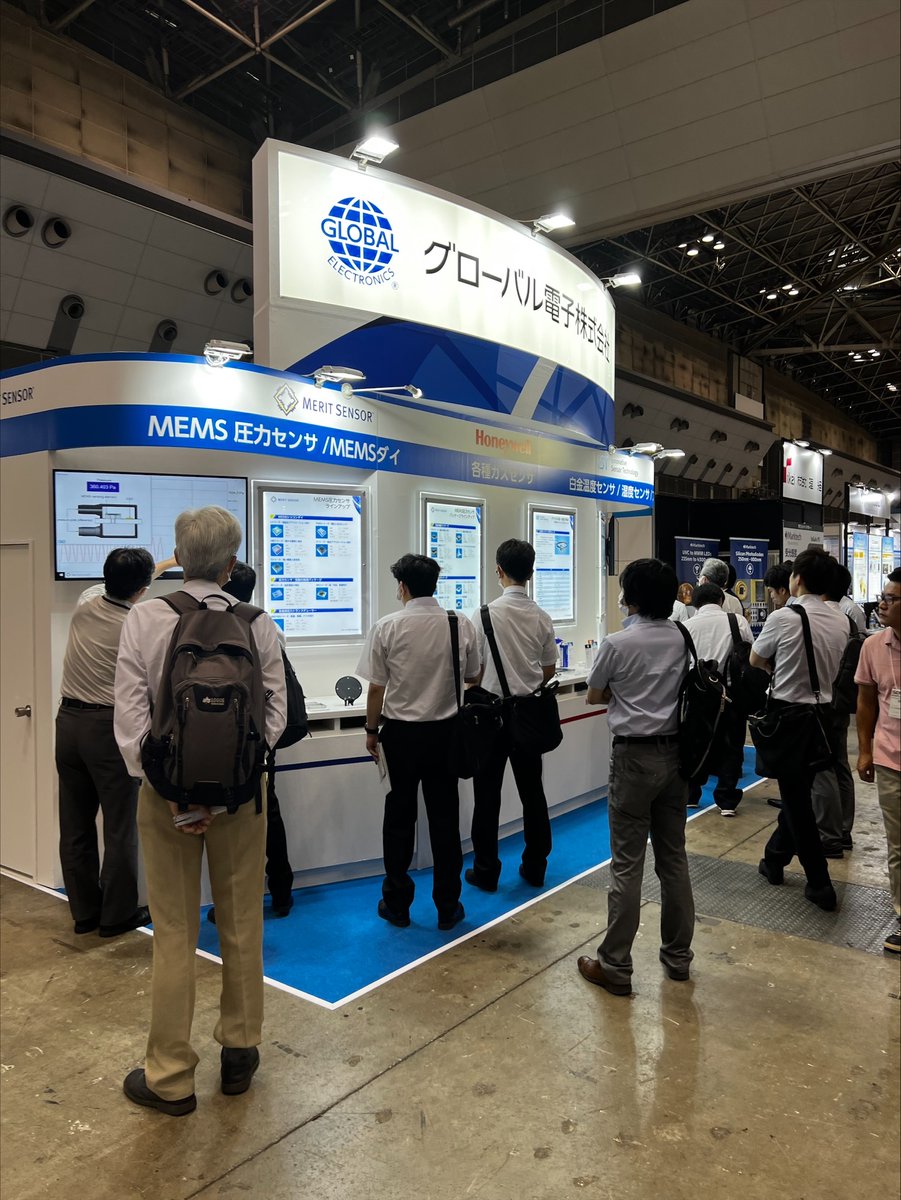 gectokyo's tweet image. 「SENSOR EXPO JAPAN 2023（センサエキスポジャパン）」無事終了いたしました。ご来場誠にありがとうございました。 #sensorexpojapan #センサエキスポジャパン #meritsensor #ist #honeywell #圧力センサ #温度センサ #湿度センサ #流速センサ #温湿度センサ #ガスセンサ