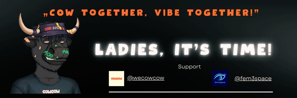 NarcisaDragne's tweet photo. Gmoooo ☕️💫🥛
One day separates us from the WEB3 gala. @fem3space🍀 See you at the event. 👀 🌞 🪄
Don't forget to vote 👇
https://t.co/ysNtWHXKLt
#CowTogetherVibeTogether #OnlyGoodVibes #CowCowCommunity #BuiltTogether #cowcowladiespower 💚🥛🐄🏆🏅 https://t.co/y8UpAya6E1