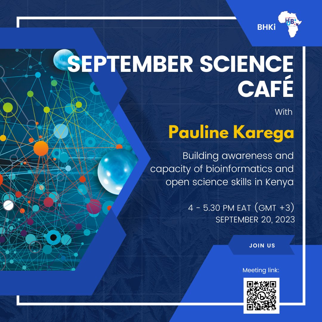 Wondering how to implement virtual events in resource-constrained settings?

In our science cafe this week, we shall be discussing our published paper on employing the Sensitize-Train-Hack-Collaborate model for virtual events.

🗓️Wed, 20 Sep
🕓4 pm EAT
🔗bit.ly/3RsIJRA