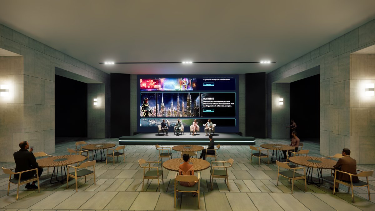 infinite8FZE's tweet photo. Step into the metaverse spotlight with infinite8 Talk Show Space!
Unleash your business's potential in a virtual realm like never before. Elevate your brand, engage with industry leaders, and captivate audiences.
#VirtualTalkShow #BusinessNetworking #MetaverseOpportunities https://t.co/gZJ4DZA0rS