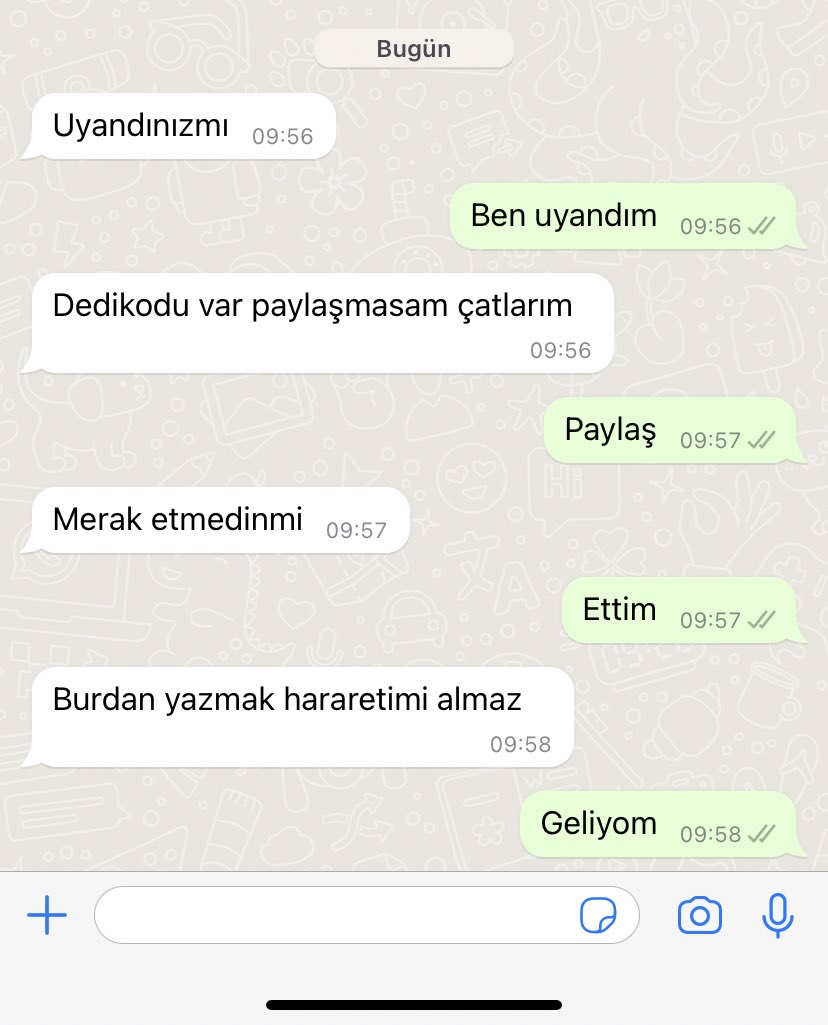 Kızlar annem…