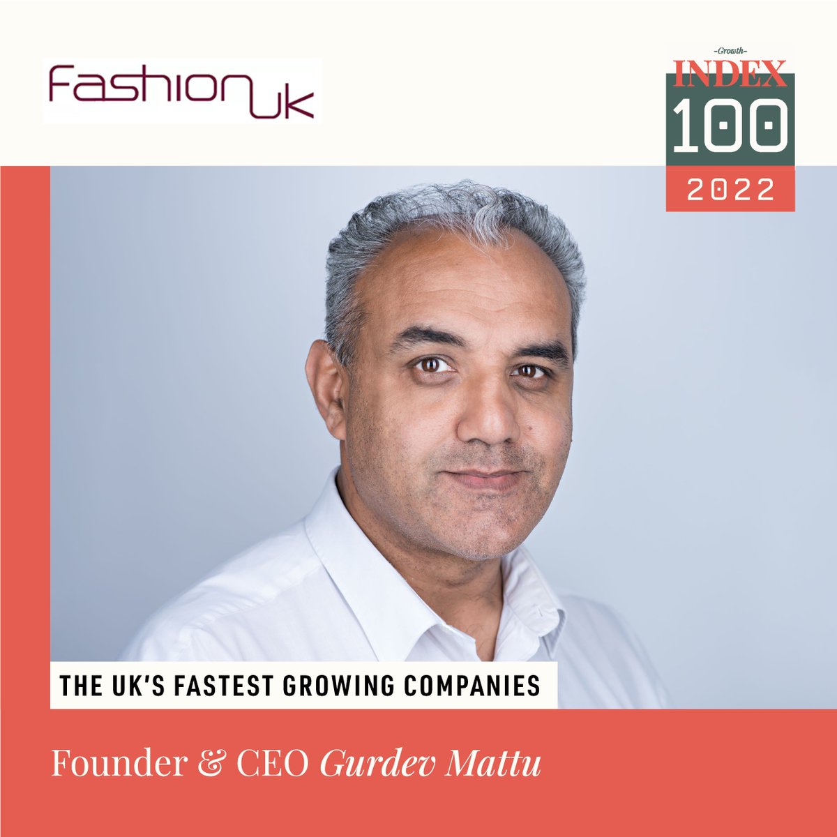 Interview with Gurdev Mattu, Founder & CEO of @FashionUK_. Their strategic focus on licensing and innovative designs led to £181m sales in 2022, up 38%! Ranked 37th on 2022 Growth Index. Learn about their strategy and sustainability initiatives. eu1.hubs.ly/H052q970