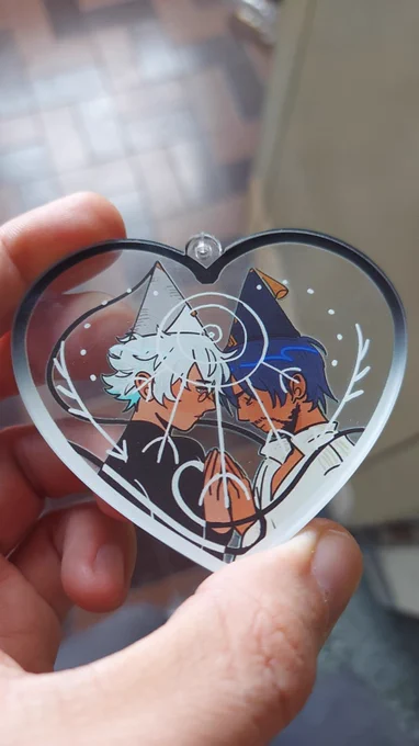 also preview for the non dried flower ver of this charm..!! i think im going to ask for thicker acrylic so u can see the 3d effect more  