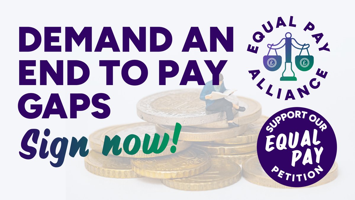 NEW: Today, the Equal Pay Alliance is launching a call to #EndPayGaps. We're not waiting 200 years to close the gender, ethnicity, and disability pay gaps – with your help, we can do it now!
✏️ Sign our petition now: actionnetwork.org/petitions/end-…