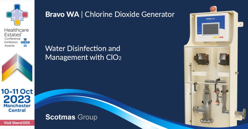 Scotmas is thrilled to announce our participation in the <a href="/HCEstates/">Healthcare Estates 2025</a>  event in Manchester Central on October 10 &amp; 11. Join us at Stand D55 to explore the innovative Bravo WA Chlorine Dioxide generator.
#Innovation #CleanWater #WaterDisinfection #ChlorineDioxide #HCEstates