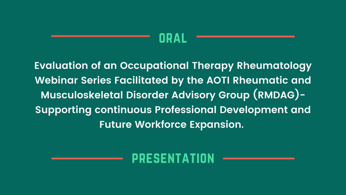 AOTI Rheumatic & Musculoskeletal Disorders AG (@aotirmdag) on Twitter photo Congratulations to Gold Abstract winners and <a href="/AOTIrmdag/">AOTI Rheumatic & Musculoskeletal Disorders AG</a> members <a href="/BrownleeJane/">Jane Brownlee</a> <a href="/PaulaMinchin/">Paula Minchin</a> <a href="/suzsomers/">Susan Somerville</a> <a href="/KatieMcCauslan3/">Katie McCausland</a> & Aoife Synnott who will share this oral presentation at this weeks <a href="/IRHPS1/">IRHPS</a> conference #arthritis #teamwork <a href="/AOTInews/">Association of Occupational Therapists of Ireland</a> <a href="/WeHSCPs/">National HSCP Office, HSE</a> Congratulations to Gold Abstract winners and <a href="/AOTIrmdag/">AOTI Rheumatic & Musculoskeletal Disorders AG</a> members <a href="/BrownleeJane/">Jane Brownlee</a> <a href="/PaulaMinchin/">Paula Minchin</a> <a href="/suzsomers/">Susan Somerville</a> <a href="/KatieMcCauslan3/">Katie McCausland</a> & Aoife Synnott who will share this oral presentation at this weeks <a href="/IRHPS1/">IRHPS</a> conference #arthritis #teamwork <a href="/AOTInews/">Association of Occupational Therapists of Ireland</a> <a href="/WeHSCPs/">National HSCP Office, HSE</a>