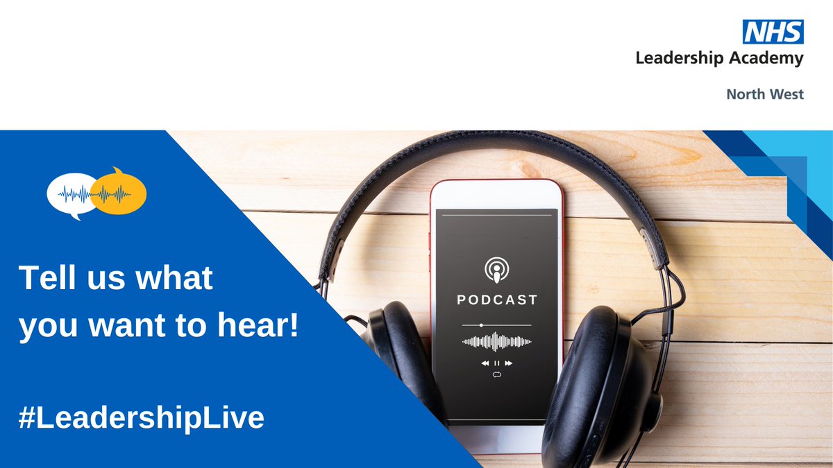 🎙️ Tell us what you want to hear! 

Leadership Live is our brand-new series of podcasts for aspiring and senior leaders. We'd love to know what you want to hear about from our expert guests!

What should we cover? Take our short survey to tell us today: ow.ly/zRIi50PILvv