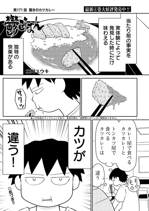 「鬱ごはん」読み逃し連載更新してます。   第171話 驚きのカツカレー知ってた。知ってはいたが…、という話です。  #鬱ごはん #マンガクロス 