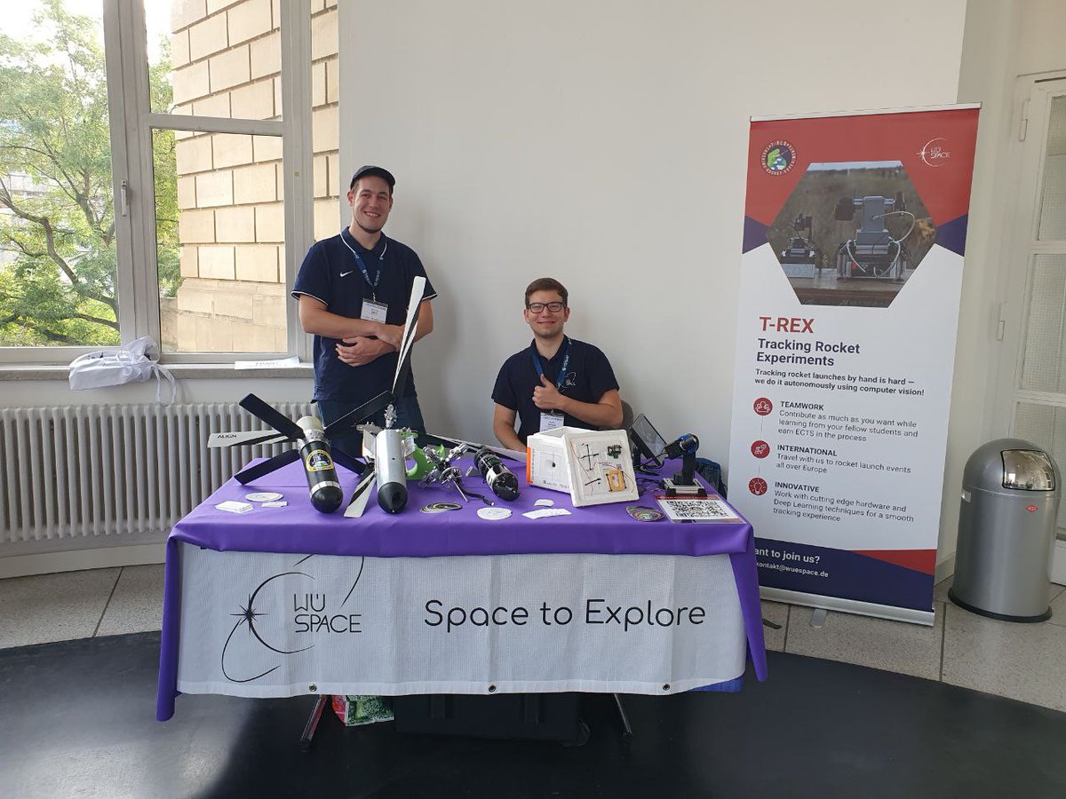 Are you at DLRK? Great! Visit us at "Turmraum B" on the second floor and learn more about our numerous projects. We even brought hardware! 🚀