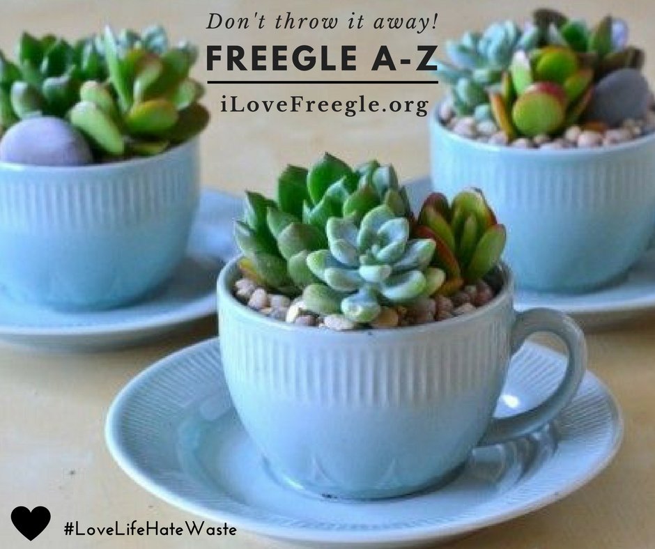 thisisfreegle's tweet photo. Got old crockery you don't want anymore?
Don't know what to do with it?
Try an #upcycling project or just give it away!

Our #free #reuse app makes that easy 
➡️https://t.co/8SBiKE6oYt

You never know what people are looking for or why!

#ChooseToReuse #SecondHandSeptember https://t.co/kdifq2gknL