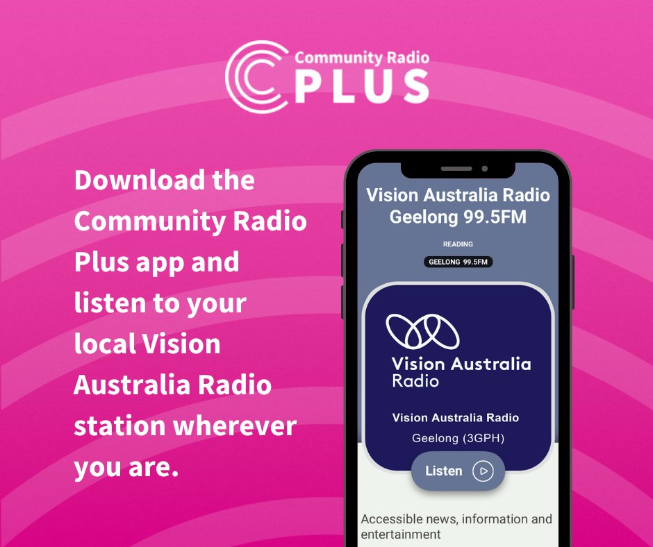 Vision Australia Radio tweet media