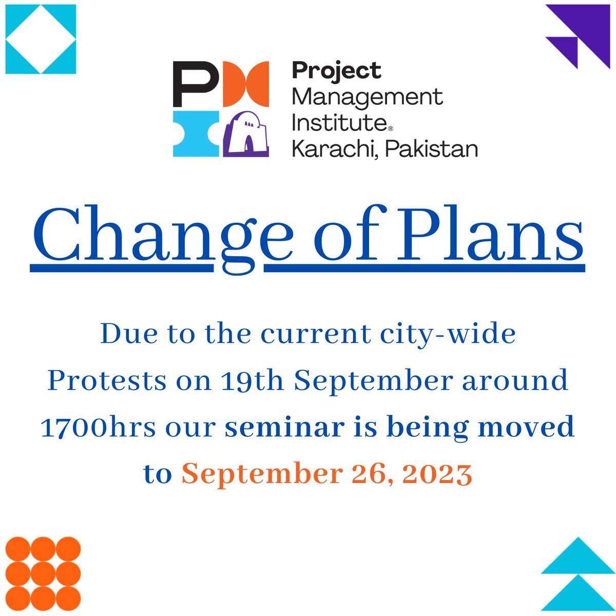 PMI Karachi Pakistan Chapter tweet media