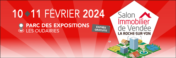 SalonImmoVendee's tweet photo. PRENEZ DATE !
La 20e édition du SALON IMMOBILIER DE VENDÉE,
pour Habiter, Construire, Investir, Rénover, Aménager, Décorer, se tiendra au Parc Expo de La Roche/Yon, les 10 et 11 février 2024.
Infos/Résa : @DuplexAndCo Bénédicte 06 64 44 20 14
commercial@salonimmobilierdevendee.fr https://t.co/DxFJ3ryMvp