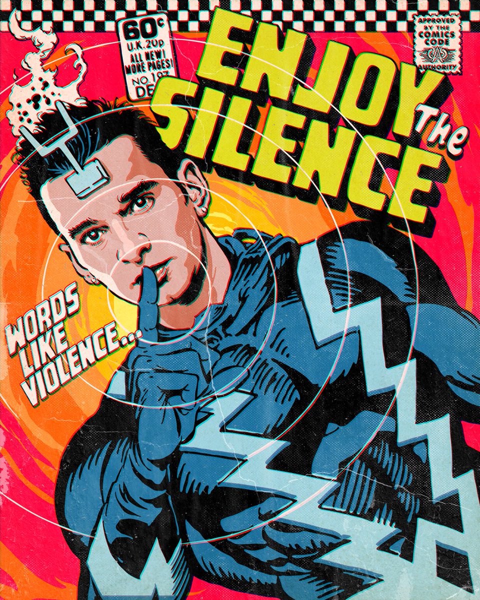 #DepecheMode #BlackBolt #DaveGahan #EnjoyTheSilence #Inhumans