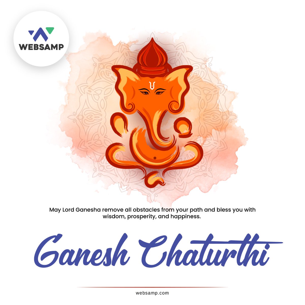 WebSamp's tweet photo. Let's join in the festivities of Ganesh Chaturthi, a day filled with devotion, joy, and new beginnings. May the blessings of Lord Ganesha shower upon everyone. Happy Ganesh Chaturthi.

#HappyGaneshChaturthi #ganeshchaturthi2023 #ganeshfestival #GaneshChaturthiSpecial https://t.co/epH7xHaILU